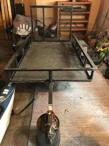 lot 7 image: 2015 Trailer with drop down ramp