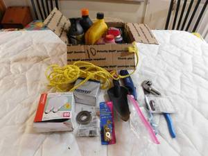 lot 10 image: Tools, Lubricates, screws and more