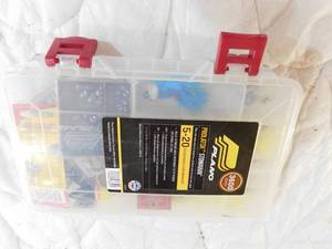 lot 42 image: Plano plastic box of tackle