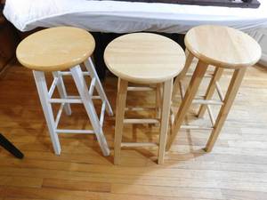lot 311 image: 3 wood stools