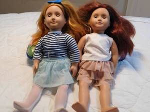 lot 313 image: 2 our generation dolls by maison joseph battat LTD