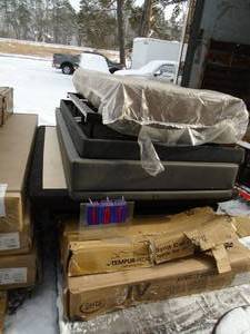 Pallet of assorted adjustable bed frames with accuators. New condition. As shown.