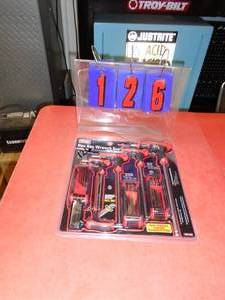 New hex key set. As shown.