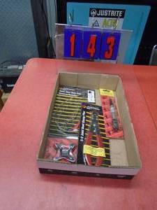 Flat of tools. As shown.