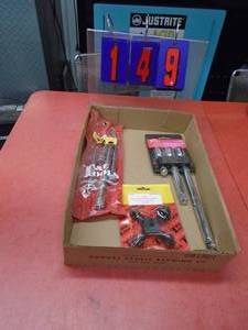 Flat of tools. As shown.