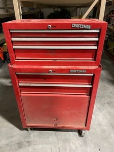 lot 1 image: Craftsman Tool Box