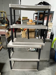 lot 10 image: Plastic Shelving