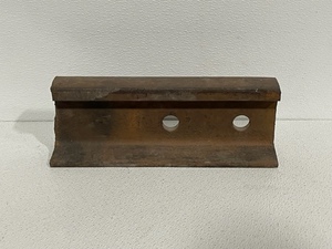 lot 61 image: Piece of Railroad Track Used as an Anvil
