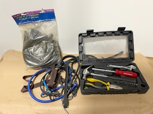 lot 92 image: Bungee Cords and Tool Kit