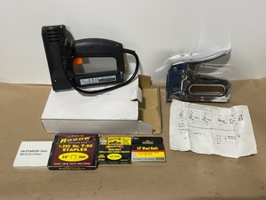 lot 93 image: Electric StaplerNailer, Stapler, and Staples