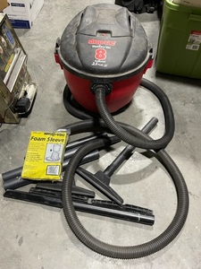lot 94 image: 8 Gallon Shop Vac and Attachments