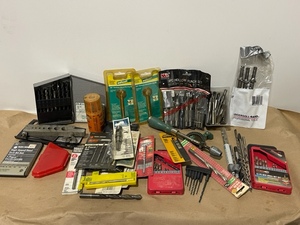 lot 115 image: Drill Bits, Hole Punches, and Other Hand Tools