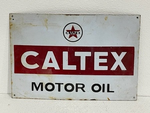 lot 5 image: Caltex Motor Oil Sign