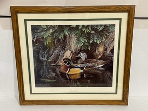 lot 19 image: Framed Wildlife Print