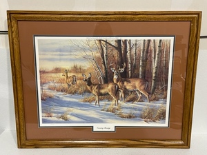 lot 22 image: Framed Wildlife Print