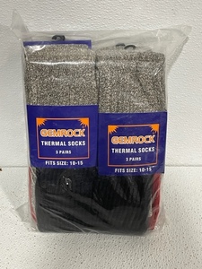 lot 26 image: New Gemrock Thermal Socks 4 - 3 Packs