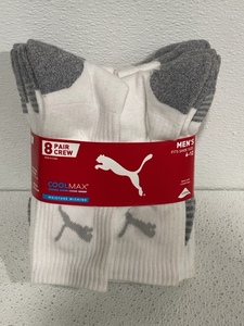 lot 27 image: New Mens Puma Socks 8 Pack