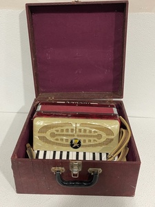 lot 44 image: Vintage Accordian and Case