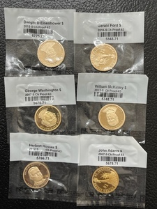Presidential Dollar Proofs