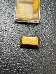 Miniature Gold Plated Brick