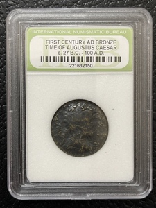 First Century Bronze Time of Augustus Ceasar Circa 27 B.C. - 100 A.D.