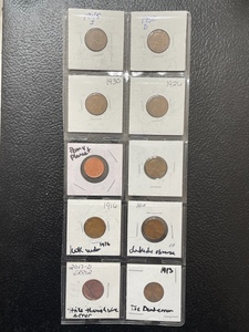 Lot of Lincoln Error Cents