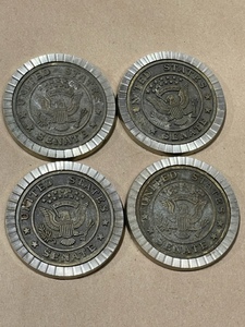 Vintage United States Senate Felt Back Coasters