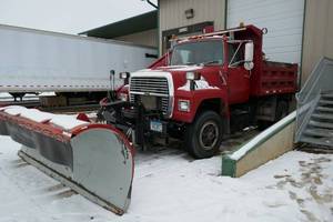 1988 Ford L8000 Dump Truck with Snow Plow