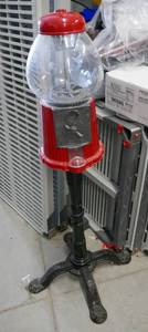 Gumball machine on stand, good condition