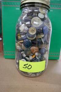 Jar of buttons