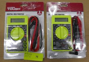 Two Digital MultiMeters