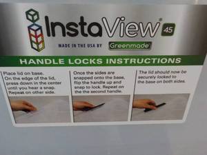 3 pack Insta View 45 qt Totes with ...