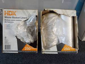 HDX 10 Gallon Waste Basket Liners...