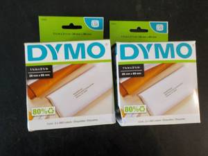 2 Boxes Dymo 1 18 x 3 12 Labels...