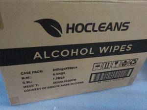 HoCleans 1200 per case Alcohol Wipe...