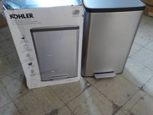 Kohler Stainless Steel Step Trash C...
