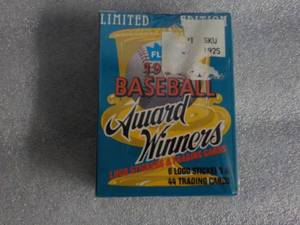 1990 Limited Edition Baseball Award...