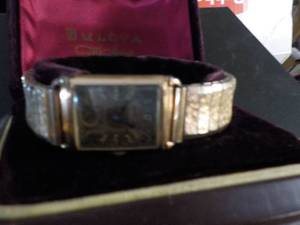 Velvet Case Buloua Watch...