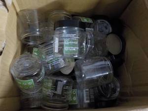 25 - 4 oz Plastic Jars and Covers...