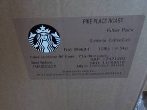 Case of 64 Bags Starbucks Pike Plac...