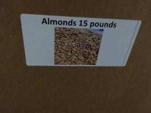 15 lb. Box Almonds...