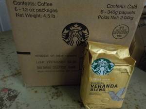 6 - 12 oz Bags Starbucks Blonde Roa...