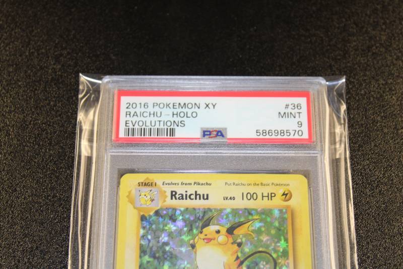 2016 Pokemon XY Evolutions Raichu Holo #36/108 PSA 9 | Pop Culture Archives  | Thanksgiving Super Auction | Sports Cards - Pokemon - Graded Cards -  Sets- Investment Lots - Bulk Lots - Autographs | Over 300 Lots! | K-BID