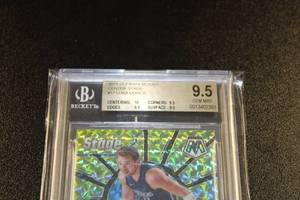 lot 8 image: 2019-20 Mosaic Center Stage Luka Doncic #17 BGS 9.5