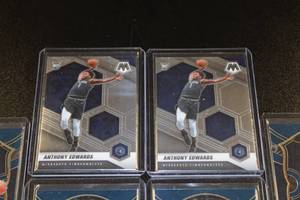 lot 50 image: 2020-21 Select & Mosaic Anthony Edwards Rookie Card Investment Lot of 6  6 Rookie Cards