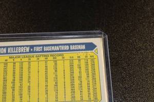 lot 98 image: 2022 Topps Archives Red Hot Foil Harmon Killebrew #296 4150  Only 50 Exist