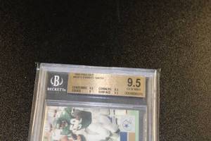 lot 128 image: 1990 Pro Set Emmitt Smith #800O BGS 9.5