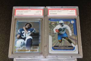 lot 136 image: 1999 Edgerrin James PSA 9 Rookie Card Lot  3 Edgerrin James PSA 9 Cards
