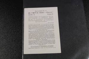 lot 147 image: 1936 Reemstma German Olympics  #15 Alpine