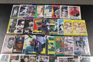 lot 263 image: Ken Griffey Jr Basketball Card Lot  45 Cards